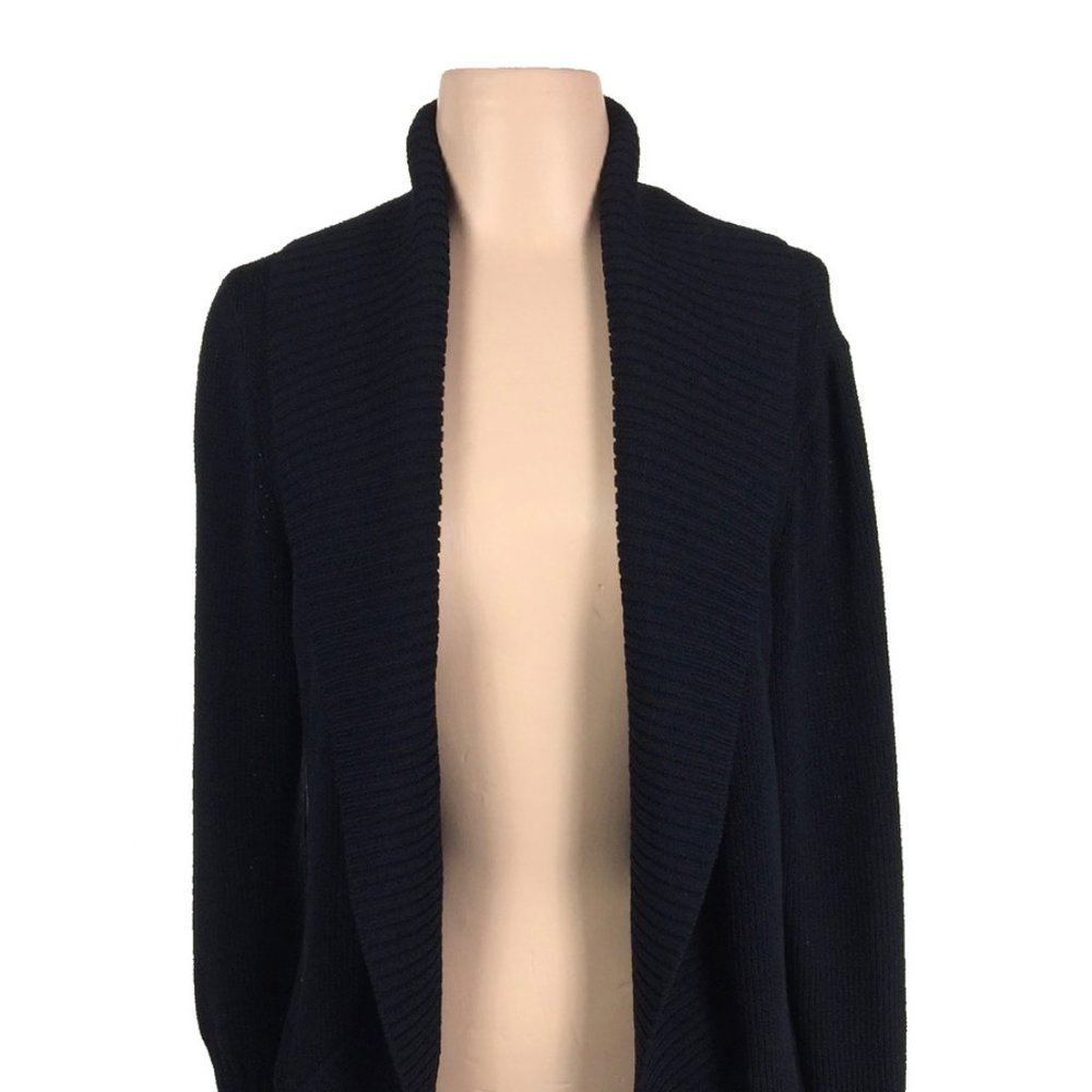 ST. John Sport Womens Navy Open Cardigan Sweater
